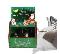Generisch de música de Navidad | de música clásica con manivela a Mano de Madera Tallada - de música grabada, elección niños, cumpleaños, Halloween