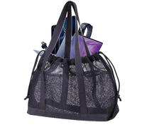 Generisch de transporte de malla extragrande para el hogar, 33 x 14 x 27 cm, plegable y resistente a la , de transporte ligera, perfecta para vacaciones de verano, viajes, días de