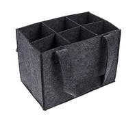 Generisch de Transporte de vinos - de Fieltro Reutilizable con 6 Compartimentos, diseño Divisor Resistente para Transporte Seguro, Organizador Plegable Ligero | Soporte de líquido Grande