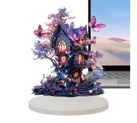 Generisch Decoración de Cuento de - Plano de ensueño acrílico 2D, Pieza Decorativa Impermeable | Pieza Central de Escritorio para niños, decoración de tabletas de Vacaciones para