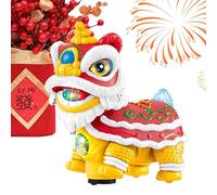 Generisch Decoración de danza de león, Sturdy, juguete - León de la suerte que se agita y despierta, modelo de danza con luz y | Multiusos al aire libre interior elegante