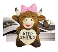 Generisch Decoración de San Valentín de | Resina Granja Romántica Linda Decoración para el Hogar Figura con Símbolo de Corazón - Decoración del Hogar de - para Familia Hombre Vacas