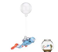 Generisch Decoraciones flotantes para acuarios | Bola Flotante Que en la Noche para acuarios Atractiva, decoración del Tanque de Peces bajo el Agua del Mundo pequeño Flotante Bola Flotante