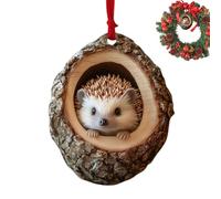 Generisch Decorazioni Per Albero Di Natale - Ornamento Natalizio Con Animali | Animaletti Appendibili Decorazioni Per Albero | Pendenti Figurine Acriliche 2D Per Stagione Campagna Appassionati