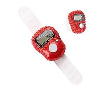Generisch Dedo para contar, contador digital | LCD - Clicker de conteo, LCD reassingable - Número de pantalla - Anillo de registro para rondas, serie de punto