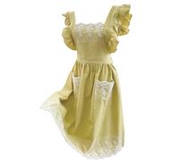 Generisch Delantal para mujer - Elegante ajustable con bolsillos - Delantal dulce para mujer como - para el hogar, cocina, exterior, jardín, patio, terraza, cocina, jardinería, trabajo, pintura