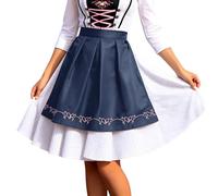 Generisch Delantal para tirolesa tradicional elegante 'S Beer Festival Skirt and Apron for Role Play and Themed Events Green Volkdanz Tracht Delantal 2026