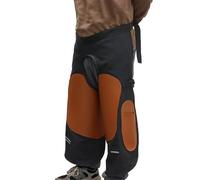 Generisch Delantal profesional de herradores, pantalones de trabajo ajustables y resistentes con dos bolsillos para herramientas, delantal de soldador para hombres, para mecánico, maquinista, bombero