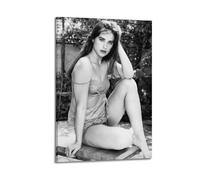 Generisch Demi Moore Popular Póster de Estrellas Lienzo Habitación Hermosa Pared Impresiones de Arte para el Hogar Decoraciones Modernas 24 x 36 Pulgadas (60 x 90 cm)