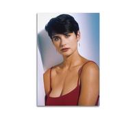 Generisch Demi Moore - Póster de estrella para sala de estar, dormitorio, pintura decorativa, lienzo de 24 x 36 pulgadas (60 x 90 cm)