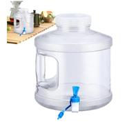 Generisch Depósito de agua | Botella a prueba de fugas de 7,5 litros con asa de transporte, con grifo para exteriores, para senderismo, picnics, fiestas, mochilas, jardín, terraza, barbacoa