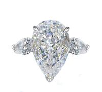 Generisch Der Ringe Hörspiel Moissanite Wedding Ring 1 Moissanite Engagement Ring ChristmasGift For Women Wife Der Ringe Kartensspiel Düsterwald, Einheitsgröße, Metal
