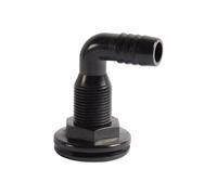 Generisch Desagüe de bomba a través del casco, 8,2 x 5,1 cm, conector resistente a los rayos UV, accesorios hidráulicos para barcos sellado seguro, diseño aerodinámico de nailon para barcos y yates