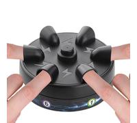 Generisch Detector de mentiras de ruleta, juego de 6 dedos para fiestas, ruleta con intensidad ajustable, divertido juguete de choque para adultos y noches de juego familiar