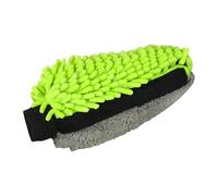 Generisch Detergente de microfibra, lavado de coches con,Guantes de lavado de microfibra de chenilla no lint - Productos de cuidado exterior de tela absorbente de doble cara, verde