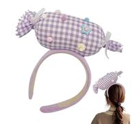 Generisch Diadema para mujer, accesorios para el pelo 3D con caramelos para mujer, cómodo y festivo para disfraz, cumpleaños, Halloween, Navidad, , , reunión de amigos