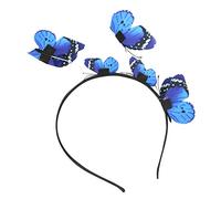Generisch Diadema senderismo invierno poliéster ajuste su cabello juntos nuestra niña diadema casco de bicicleta, azul, Talla única