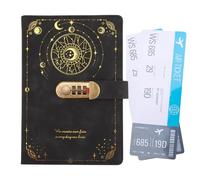 Generisch Diario con cerradura | Cuaderno de objetivos A5, diario de viaje con privacidad, para adultos, escritores, estudiantes, autónomos, cumpleaños, vacaciones, oficina en casa, apartamento, viaje