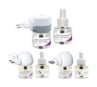 Generisch Difusor de feromonis relajante para gatos, calmante antiestrés, reduce el estrés y la ansiedad | Promueve el sueño tranquilo, ideal para el hogar, viajes y marcadores