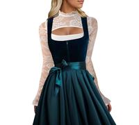 Generisch Ding Dong Vestido Oktoberfest Vestido Top, Blanco, XL
