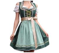 Generisch Dirndl Damen Midi Delantal Trachtkleid Damen in Schwarz KombinationDirndl Damen Midi Delantal Trachtkleid Schwarz Kombination