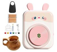 Generisch Disco de alfarero para niños, juego de discos de alfarería para niños, disco de alfarero, juego de arcilla, juego de alfarería para principiantes, juguetes educativos, pintura de cerámica