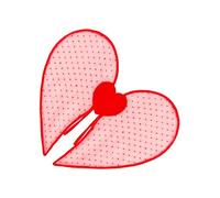 Generisch Disfraz de alas, en forma de corazón, brillante y seductora, alas de ángel para mujer, disfraz para mujer, accesorios de fiesta de San Valentín, sesión de fotos