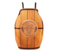 Generisch Disfraz de barril para hombre, tirantes de Halloween, disfraz de sociedad con tirantes, para adultos, hombres, mujeres, niños, carnaval