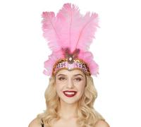 Generisch Disfraz de carnaval para mujer, Samba, tocado para mujer, joya de plumas, carnaval, fiesta temática, accesorio de plumas de Brasil, accesorio para el pelo, para mujer, festival, cabeza