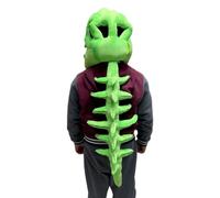 Generisch Disfraz de dinosaurio de esqueleto - Traje de juego de rol | Ropa unisex para cosplay, para congresos de cómic, casas embrujadas, cine, mascarada, actuaciones escolares y conciertos