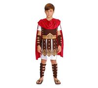 Generisch Disfraz de guerrero para niños, disfraz de gladiador romano para niños, fiesta temática, disfraz de carnaval, cosplay, fiesta, ropa de ocio, rojo, L