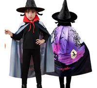Generisch Disfraz de Halloween para niños, capa de vampiro, disfraz de diablo, disfraz de escenario, cuello alto, disfraz de carnaval, ropa de ocio para fiesta temática, cosplay, carnaval, morado