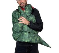 Generisch Disfraz de Python para Halloween, disfraz de serpiente humorística, disfraz de animales con mano interactiva, también como disfraz de Navidad para hombres