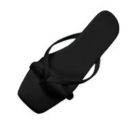 Generisch Divertidas zapatillas de estar por casa para el tiempo libre y la playa. Cómodas chanclas con diseño Slip-On para el verano., Negro , 36 EU