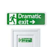 Generisch Divertido cartel de pared para puerta, 20 x 6 cm, placa acrílica viva, decoración de habitación juguetona, humor decorativo para salón, pasillo, dormitorio, oficina, puerta de entrada