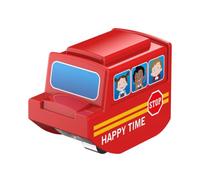 Generisch DIY-Bastelidee 3D-Eisenbahn-Würfelbahn für Kinder Von 4 bis 8 Jahren, Fahrzeug-Spielsets für Kleinkinder Von 3 bis 5 Jahren, Lerncampus mit Zugbus (B, One Size)