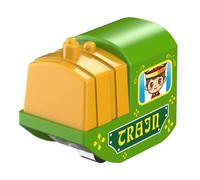 Generisch DIY-Bastelidee 3D-Eisenbahn-Würfelbahn für Kinder Von 4 bis 8 Jahren, Fahrzeug-Spielsets für Kleinkinder Von 3 bis 5 Jahren, Lerncampus mit Zug, Bus und Zug (B, One Size)