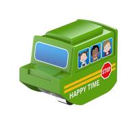 Generisch DIY-Bastelidee 3D-Eisenbahn-Würfelbahn für Kinder Von 4 bis 8 Jahren, Fahrzeug-Spielsets für Kleinkinder Von 3 bis 5 Jahren, Lerncampus mit Zugbus (C, One Size)