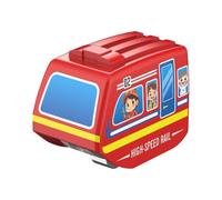Generisch DIY-Bastelidee 3D-Eisenbahn-Würfelbahn für Kinder Von 4 bis 8 Jahren, Fahrzeugspielsets für Kleinkinder Von 3 bis 5 Jahren, Eisenbahn-Lernstrecke (B, One Size)