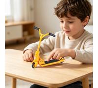 Generisch DIY-Bastelidee Finger-Scooter mit Y-Kopf, Mini-Skateboards, Gleit-Übungen für Kinder und Erwachsene, Ideal für Geburtstage und Feiertage (Orange, 8. 5x8. 5cm)