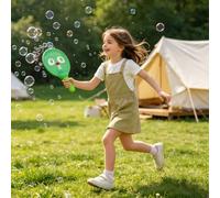 Generisch DIY-Bastelidee Nebel Luftblasenpistolen Mit Tischtennisschläger Für Kindergeburtstagsfeier Hinterhofspiel Kindertagsgeschenke Seifenblasen Nebelmacher Pingpong 75ml (A, One Size)