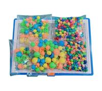 Generisch DIY-Bastelidee Steckpuzzle-Brettspiel für Kinder, Lernspiel aus Holz, 832 Teile (D, One Size)