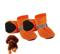 Generisch Dog Booties Shoes, Breathable Mesh Paw, Anti-Slip Small Footwear with Sturdy Build, Walking Aid with Smooth Comfort, Modern Hiking Style, Accessory for Indoor Outdoor S etwa 4 cm/1,57 Zoll