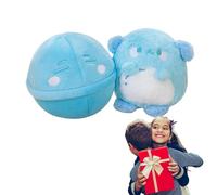 Generisch Dog for Kids, Cartoon Egg Plush Toy & Cute Animal Stuffed Friend, Soft Huggable Feature, Birthday Gift for Children, Flexible Cuddly Toy for Relaxing, Accompanying Playtime at Home