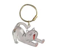 Generisch Dog Hair Key Chain - de almacenamiento de pelo para mascotas, de almacenamiento de pelo de gato, llavero de pelo reutilizable para mascotas, colgante transparente, cadena de llave