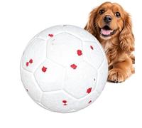 Generisch Dog Soccer Ball - Accesorio elástico resistente a las mordazas | Pelota de fútbol de Chewers, para sala de estar, balcón, patio, jardín, camping, viajes, pequeños, medianos y grandes