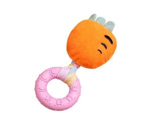 Generisch Dog Squeaky Toy, Cheese Shape Chew Game, Interactive Sound Pet Item, Boredom Relief Chewing Object, for Exercise Home Enrichment Indoor Outdoor Playtime Family Training Activity Use