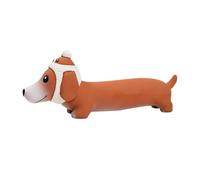 Generisch Dog Squeaky Toy, Dachshund Chew Game, 9.84in Pet Plaything with Sound Feature, Teething Relief Accessory, Bite Training with Fun Shape, Puppy Entertainment for Indoor Play