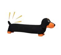 Generisch Dog Squeaky Toy, Dachshund Chew Game, 9.84in Pet Plaything with Sound Feature, Teething Relief Accessory, Bite Training with Fun Shape, Puppy Entertainment for Indoor Play