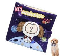 Generisch Dog Squeaky Toys, Funny Puppy Chew Book, 7,87 x 7,87 x 1,57 pulgadas, de peluche interactivo con squeaker integrado, entretenimiento para mascotas para interior, entrenamiento y